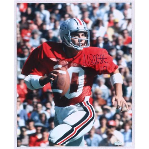 Art Schlichter Signed Ohio State Buckeyes 16x20 Photo (Radtke Hologram ...