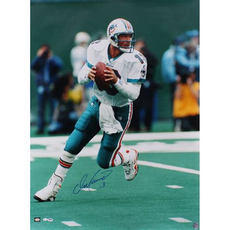 Dan Marino Signed Dolphins 30x40 Photo (PSA COA & Marino Hologram) | Pristine Auction