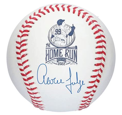 Sports - Sports Memorabilia - Collectibles - Fanatics Authentic Autographed Aaron Judge New York ...