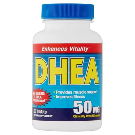 DHEA Dietary Supplement Tablets - 50 CT - Walmart.com - Walmart.com