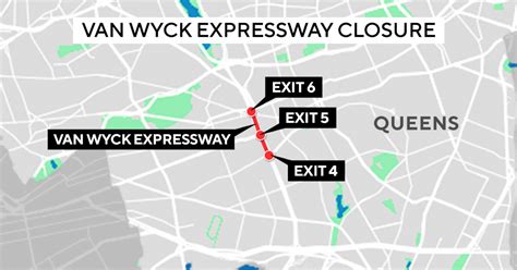 Van Wyck Expressway lane, exit ramp closures in effect over weekend - CBS New York