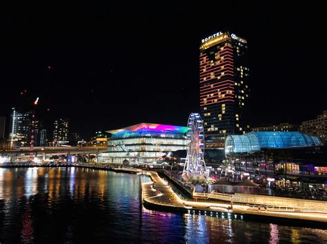 Darling Harbour last night : r/sydney