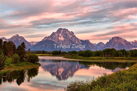 "Mount Moran Reflection" by Teresa Zieba | Redbubble