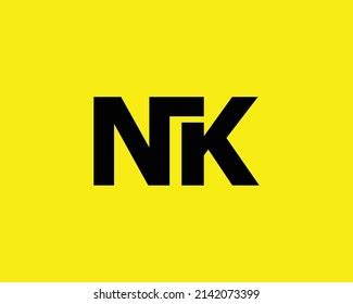 Nk Logo Design Vector Template Stock Vector (Royalty Free) 2142073399 ...