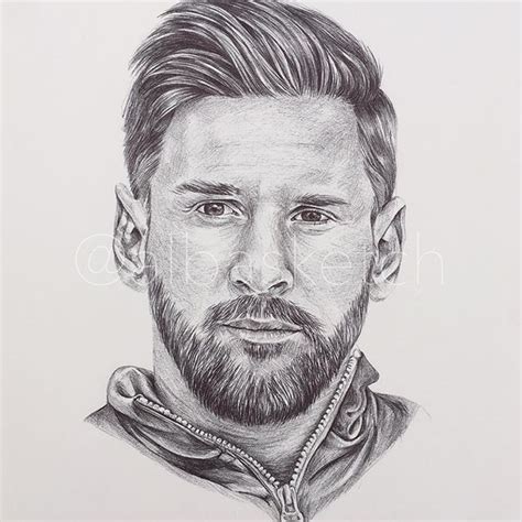 Lionel Messi by albasketch #draw #drawing #illustration #art #artist # ...