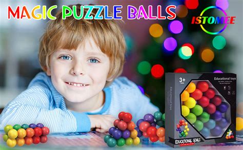 Magic Puzzle Ball Toys, Sensory Fidget Toys Stress Toys Learning ...
