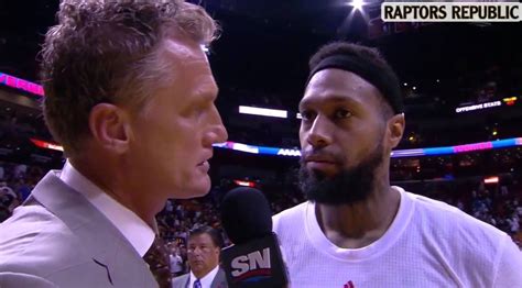 VIDEO – James Johnson Halftime Interview vs Miami - Raptors Republic