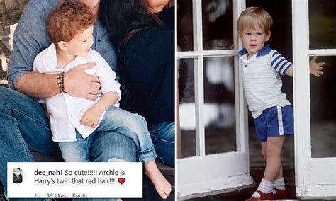 Prince and Meghan Markle show baby Lilibet's face - and Archie has red ...