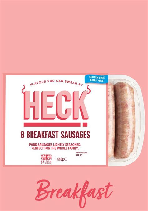 HECK Breakfast Sausages Best Sausage, Pork Sausage, Sausage Breakfast ...