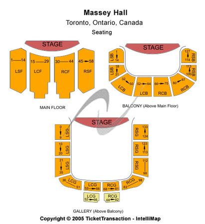 Massey Hall Tickets in Toronto Ontario, Massey Hall Seating Charts ...