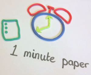 » One-minute paper #EXCELCON