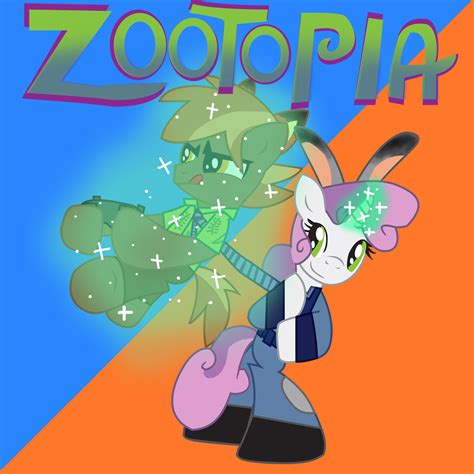 Zootopia MLP crossover (full Colored Art) by EJFireLightningArts on ...