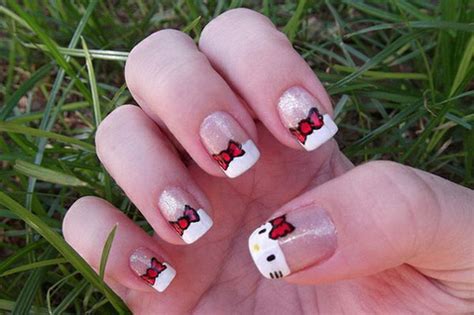 Cute Hello Kitty Nail Art Designs 2023