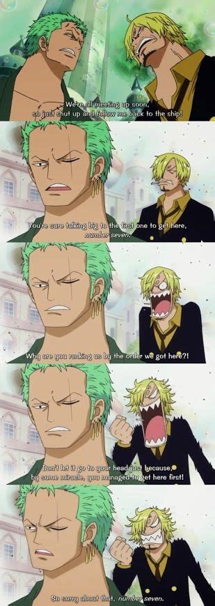 Zoro & Sanji.. My most favorite moment of there's hands down. | One ...