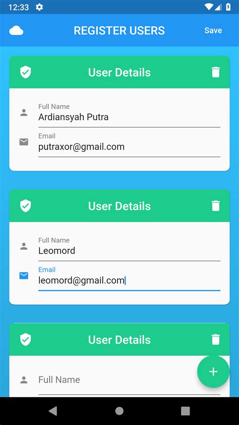 Flutter page add multiple form in screen