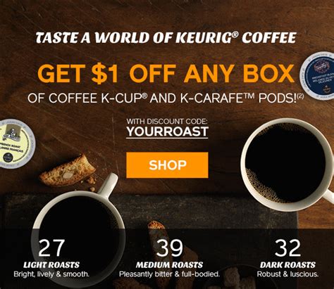 Keurig.ca: $1 off Your Favorite Roast