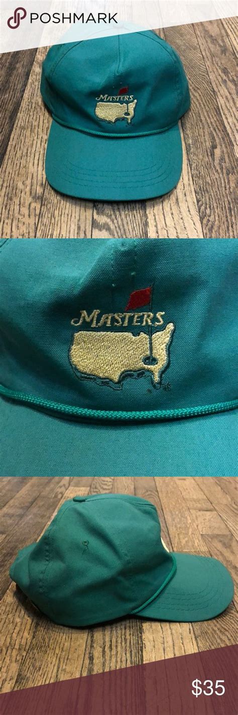 Masters green hat | Green hats, Cool hats, Hats