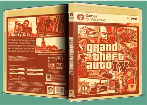 Viewing full size Grand Theft Auto IV box cover