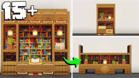 Minecraft: Furniture Build Hacks and Ideas - YouTube