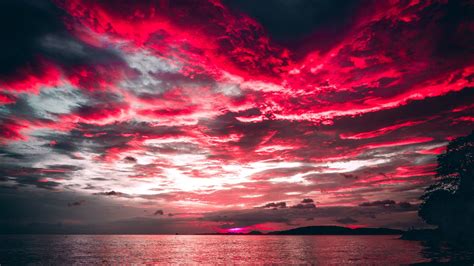 1600 X 900 Red Sunset Wallpapers - Top Free 1600 X 900 Red Sunset Backgrounds - WallpaperAccess