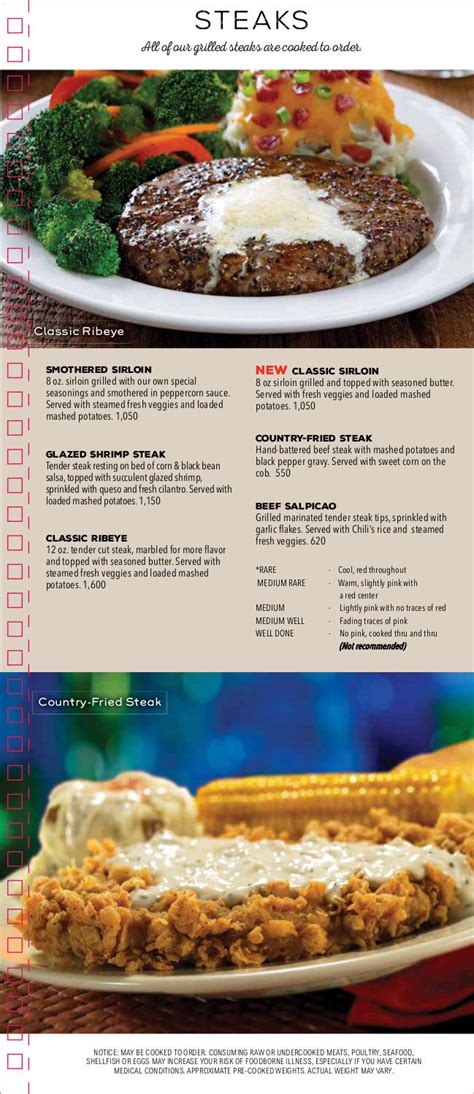 Chili S Restaurant Menu Please - AriaATR.com