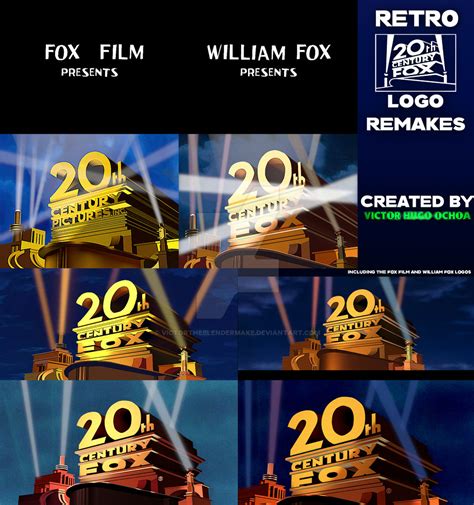 Retro Fox Logo Remakes (Final) by VictorTheBlenderMake on DeviantArt