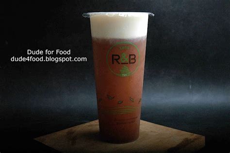 DUDE FOR FOOD: Share a Cup of Happiness with R&B Tea, Now in Manila...