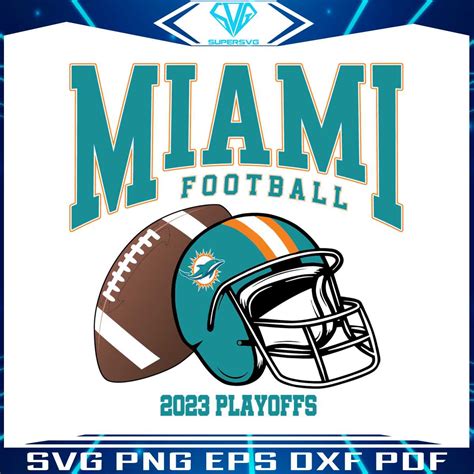 Miami Football 2023 Playoffs SVG