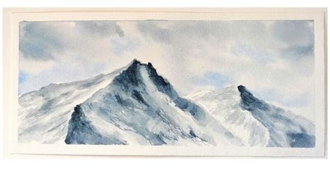 Simple Watercolor Mountain Tutorial for Beginners - My Art Aspirations