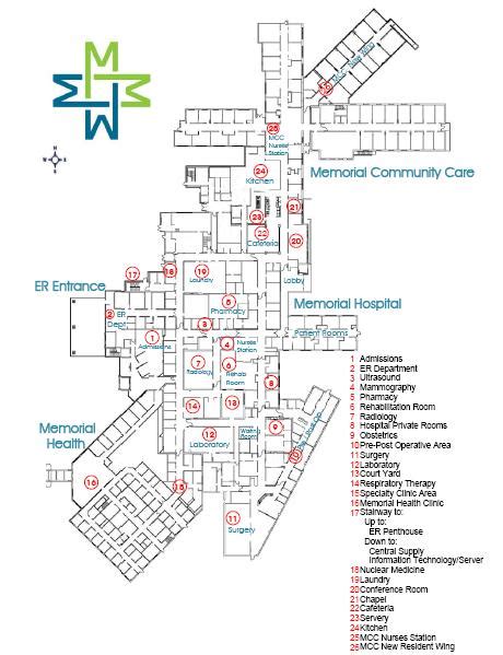 Campus Map - Memorial Community Health