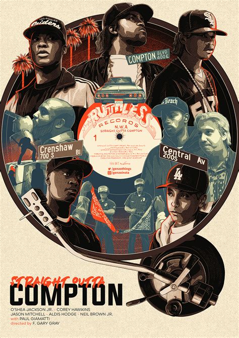 Straight Outta Compton (2015) | Poster By Genzo