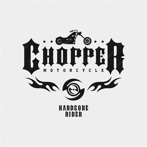 Premium Vector | Chopper motorcycle