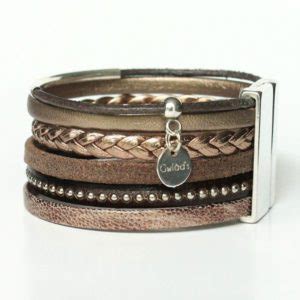 bracelet femme cuir manchette cordon cuir tubes spacer métal argenté