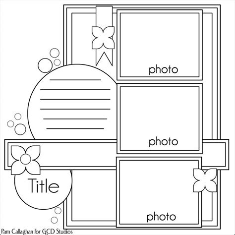 scrapbook layout | Scrapping | Pinterest