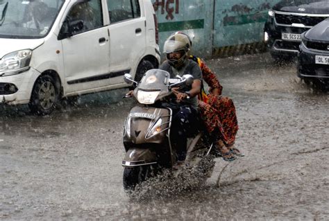 Rainfall in New Delhi