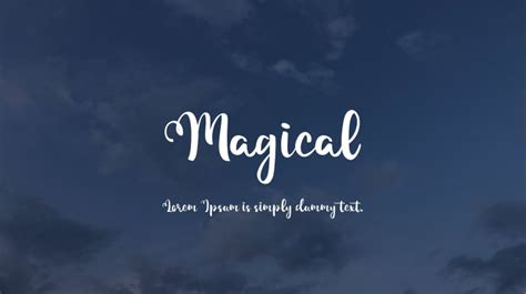 Magical Font Family : Download Free for Desktop & Webfont