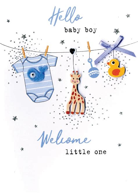 Welcome Baby Boy Printable