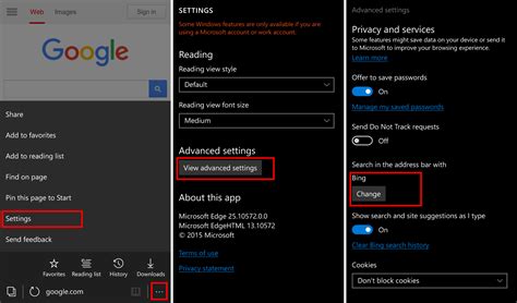 How to change the default search engine in Microsoft Edge for Windows 10 Mobile | Windows Central