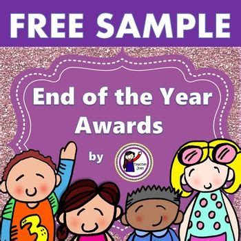 End of the Year Awards Free | School counselor resources, School awards ...