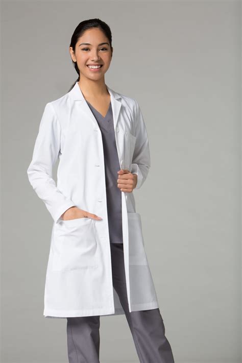 Lab Coats 7156 - Women's Long Lab Coat - Henry Ford Health Uniform Apparel