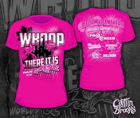 T-Shirt Designs for The Cheerleading Worlds 2016 Competition ...