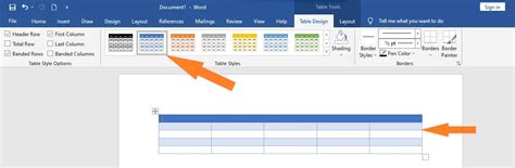 How To Create Table In MS Word Step By Step