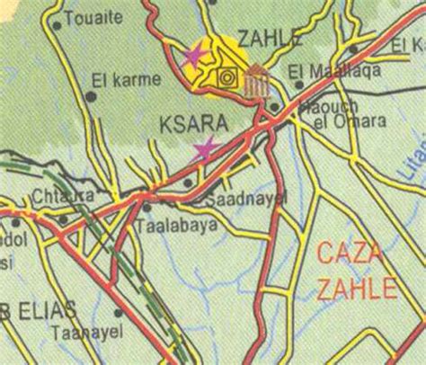 Maps zahle, ksara, el karme, saadnayel, taalabaya, taanayel, el maallaqa