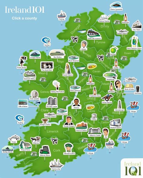 Ireland tour Map | secretmuseum