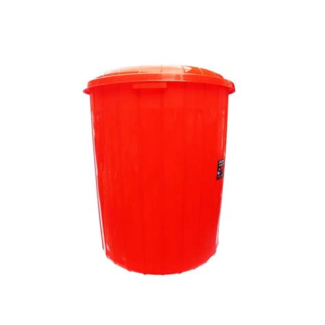 Plastic Orange Water Storage Drum 60 Liters