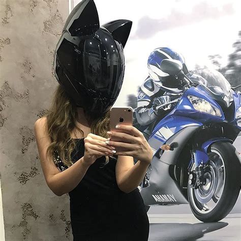 Cat Ear Motorcycle Helmets | Motorcycle helmets, Motorcycle girl ...