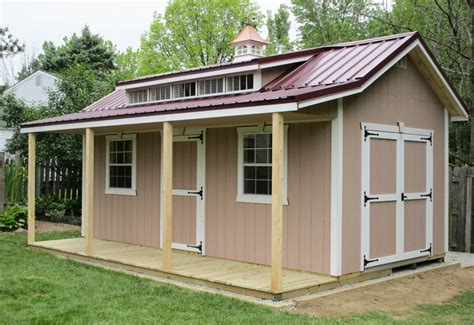 Sheds with Porches | 17 Unique Ideas For Your Cabin Shed