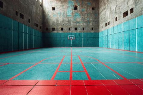 Premium Photo | Handball field background in realistic style