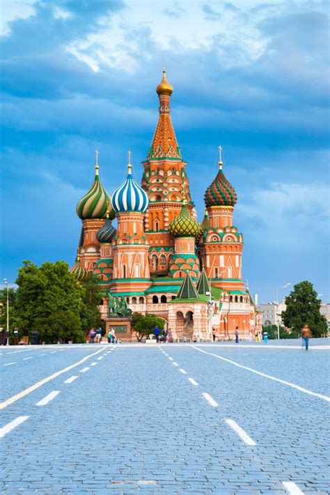 Saint Basil S Cathedral on the Red Square at Sunset Stock Image - Image of culture, city: 55593491
