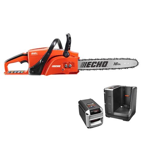 Echo CCS-58V4AH 58V 16" Cordless Brushless Variable Speed Chainsaw Kit ...